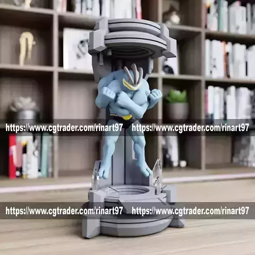 Machamp in the lab from pokemon