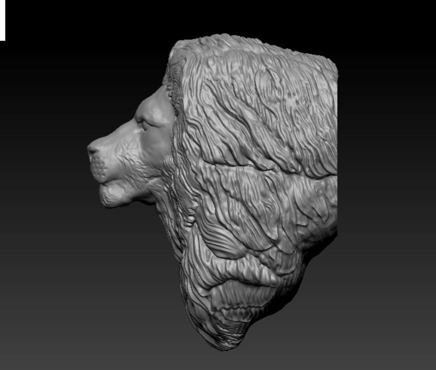 Lion  Zodiak  animal 3D print model_7