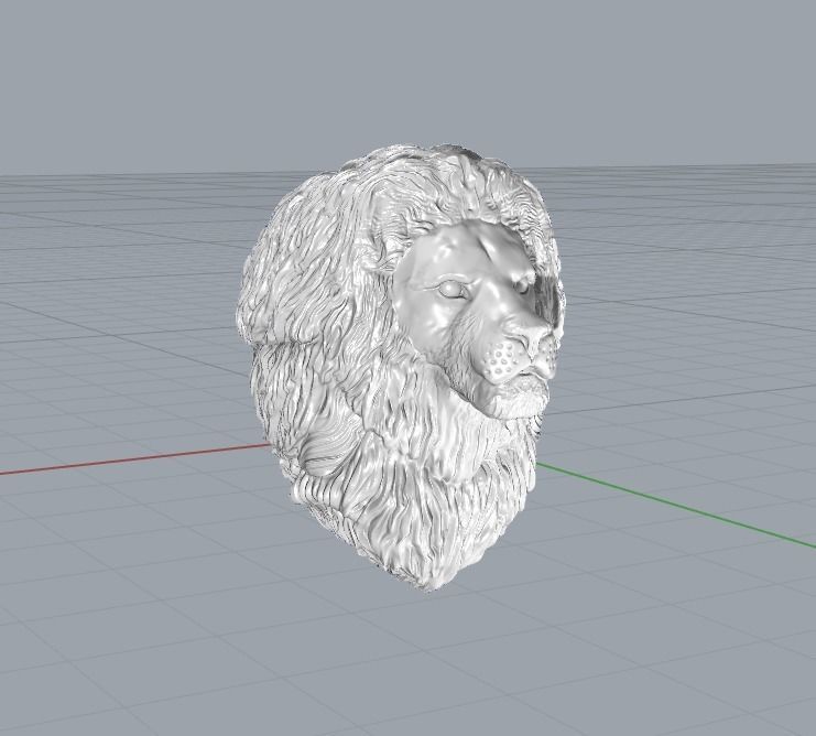 Lion  Zodiak  animal 3D print model_5