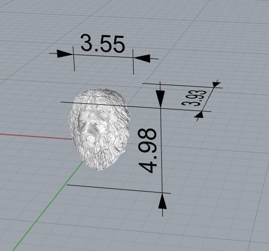 Lion  Zodiak  animal 3D print model_10