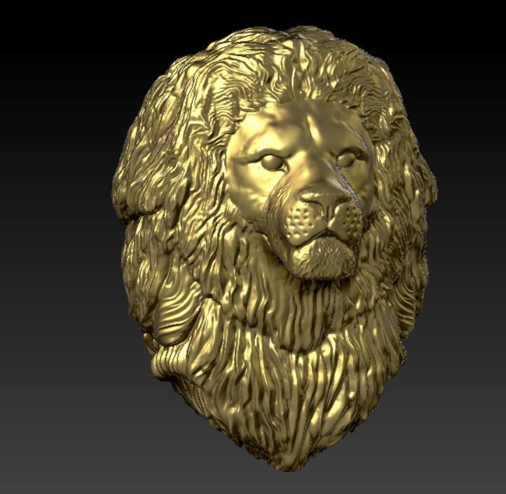 Lion  Zodiak  animal 3D print model_8