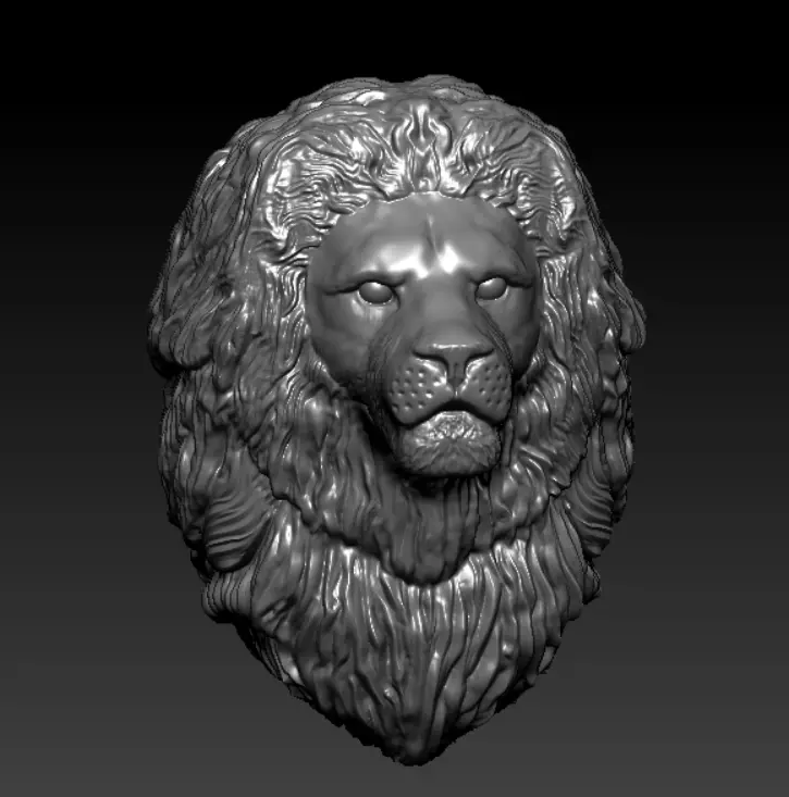 Lion  Zodiak  animal 3D print model_0