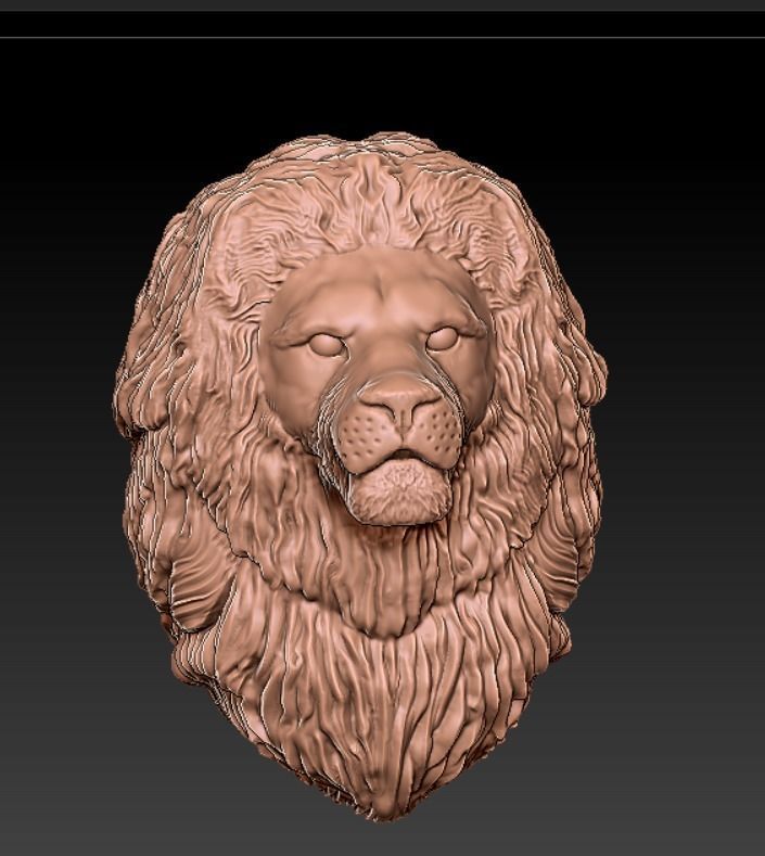 Lion  Zodiak  animal 3D print model_3