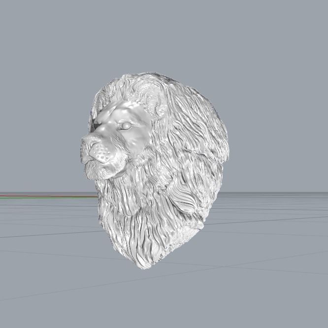 Lion  Zodiak  animal 3D print model_4