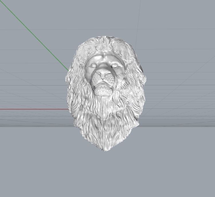 Lion  Zodiak  animal 3D print model_6
