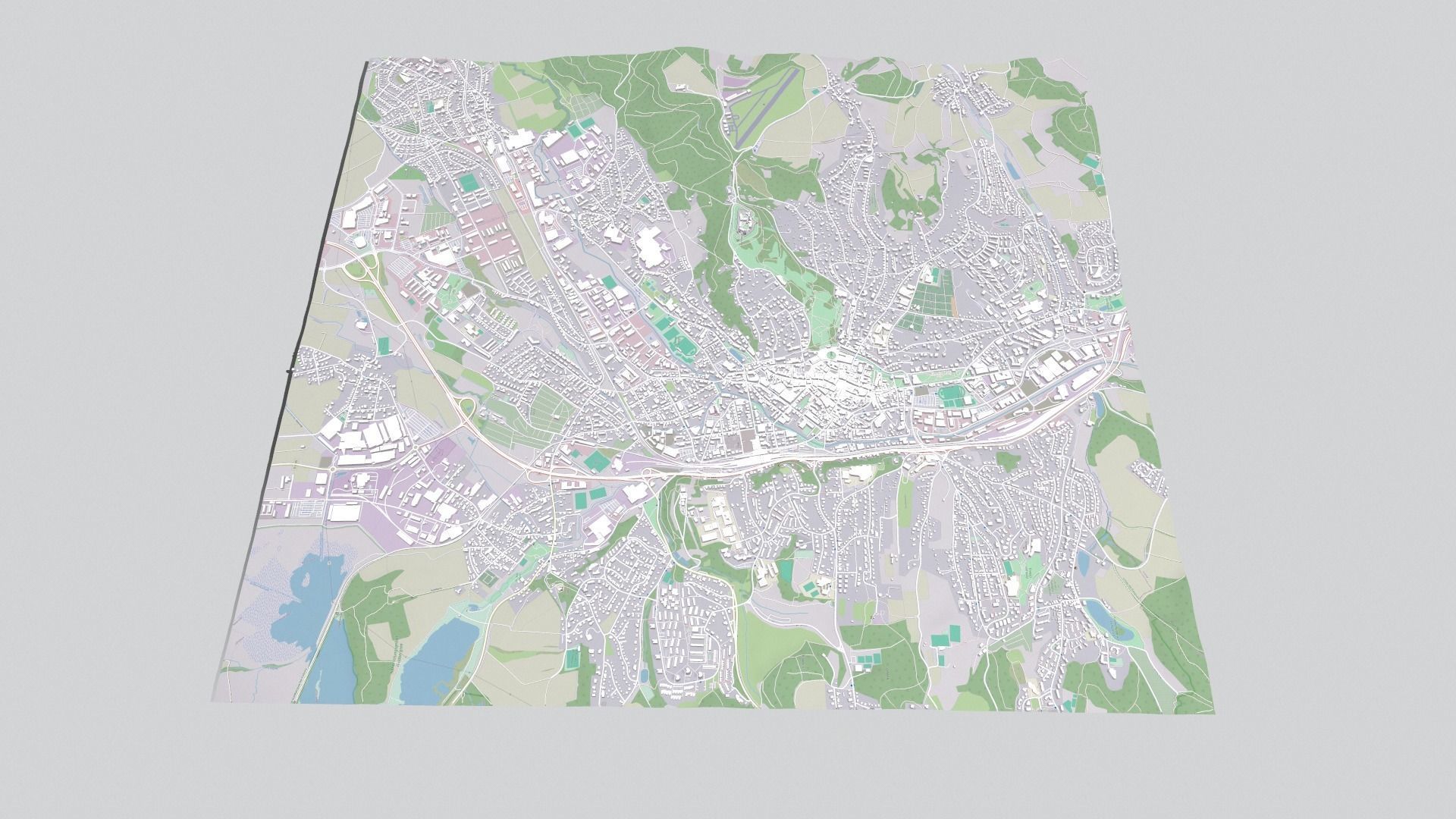 Cityscape Coburg Germany 3D model_16