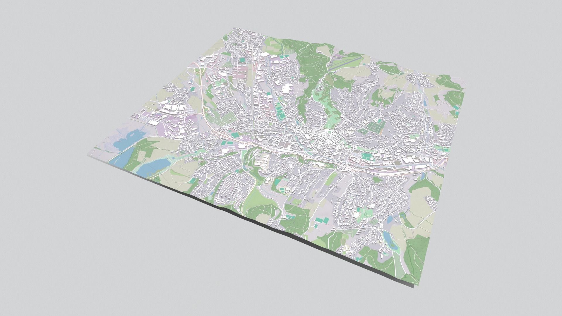 Cityscape Coburg Germany 3D model_15