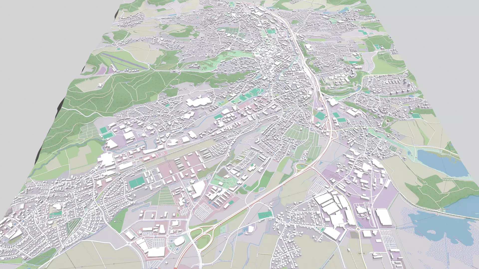 Cityscape Coburg Germany 3D model_0