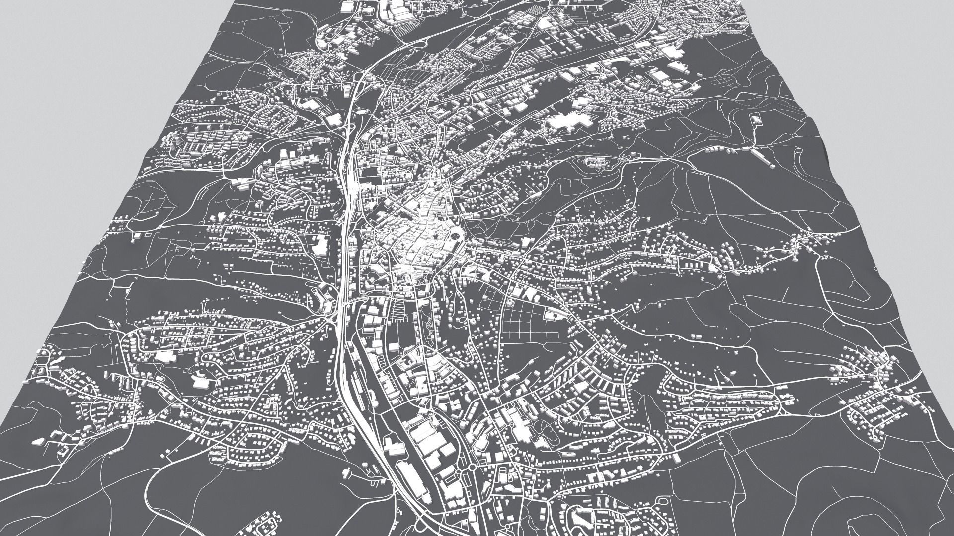 Cityscape Coburg Germany 3D model_2