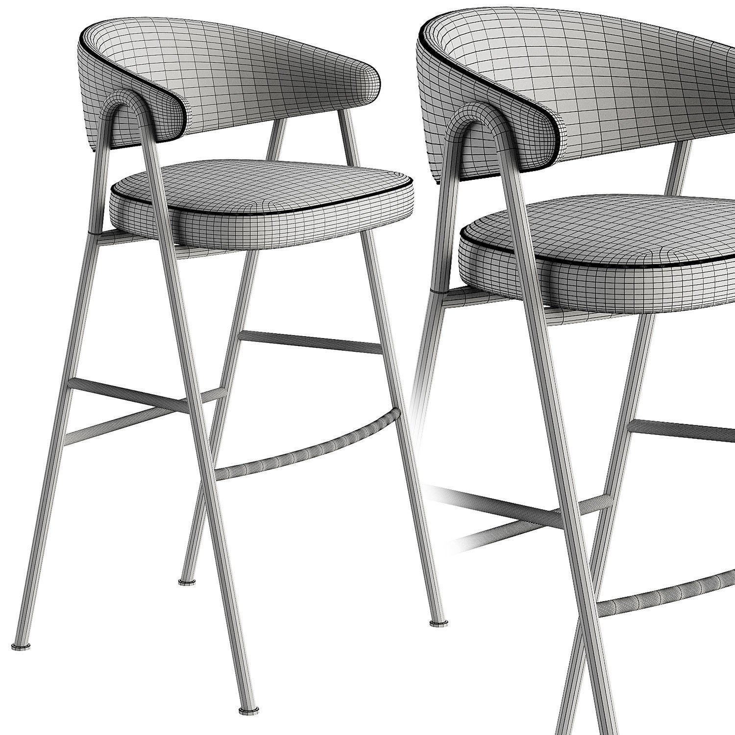 CHIA Barstool By PARLA 3D model_3