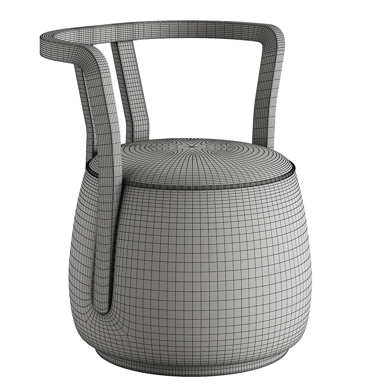 MOOSE Armchair By PARLA 3D model_3