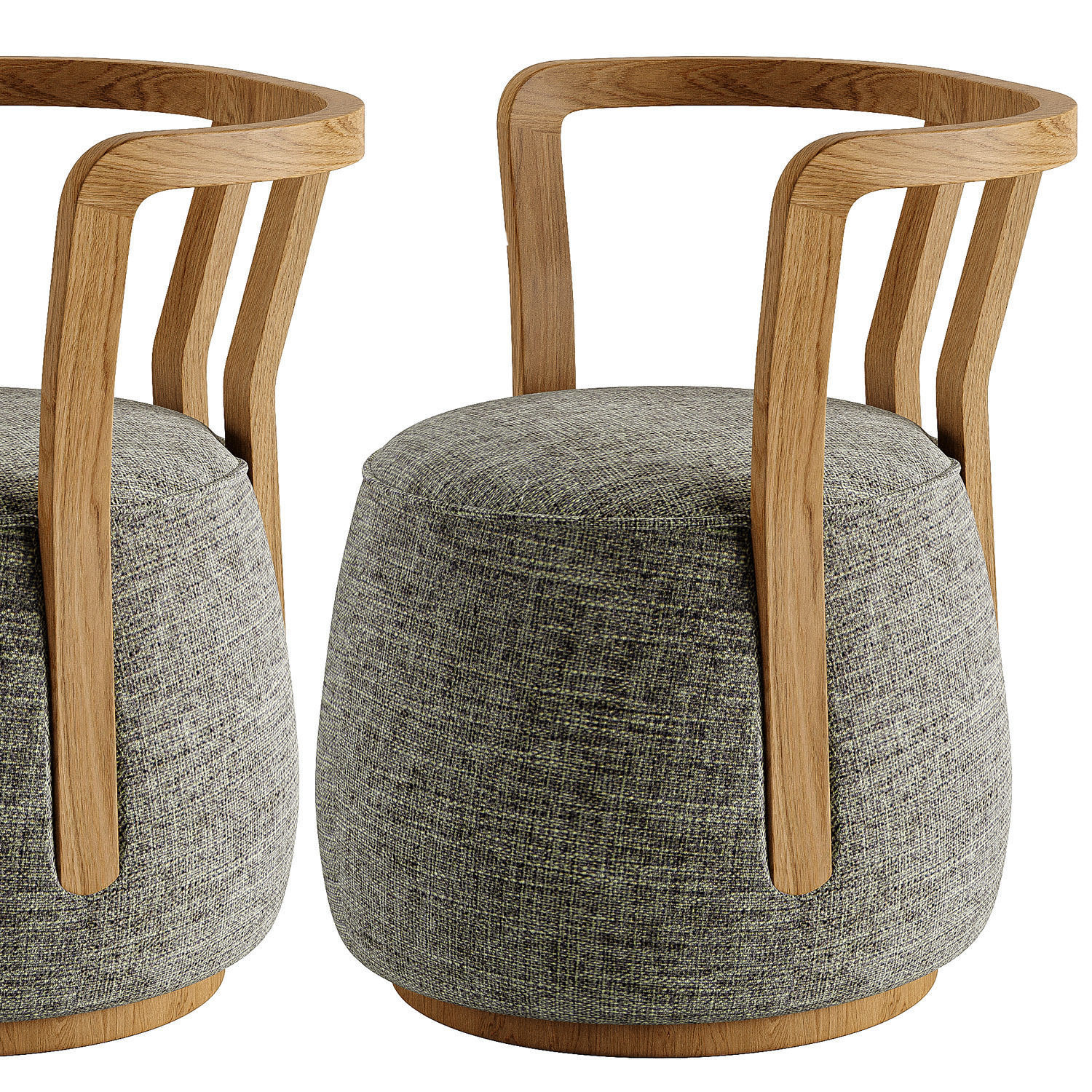 MOOSE Armchair By PARLA 3D model_2