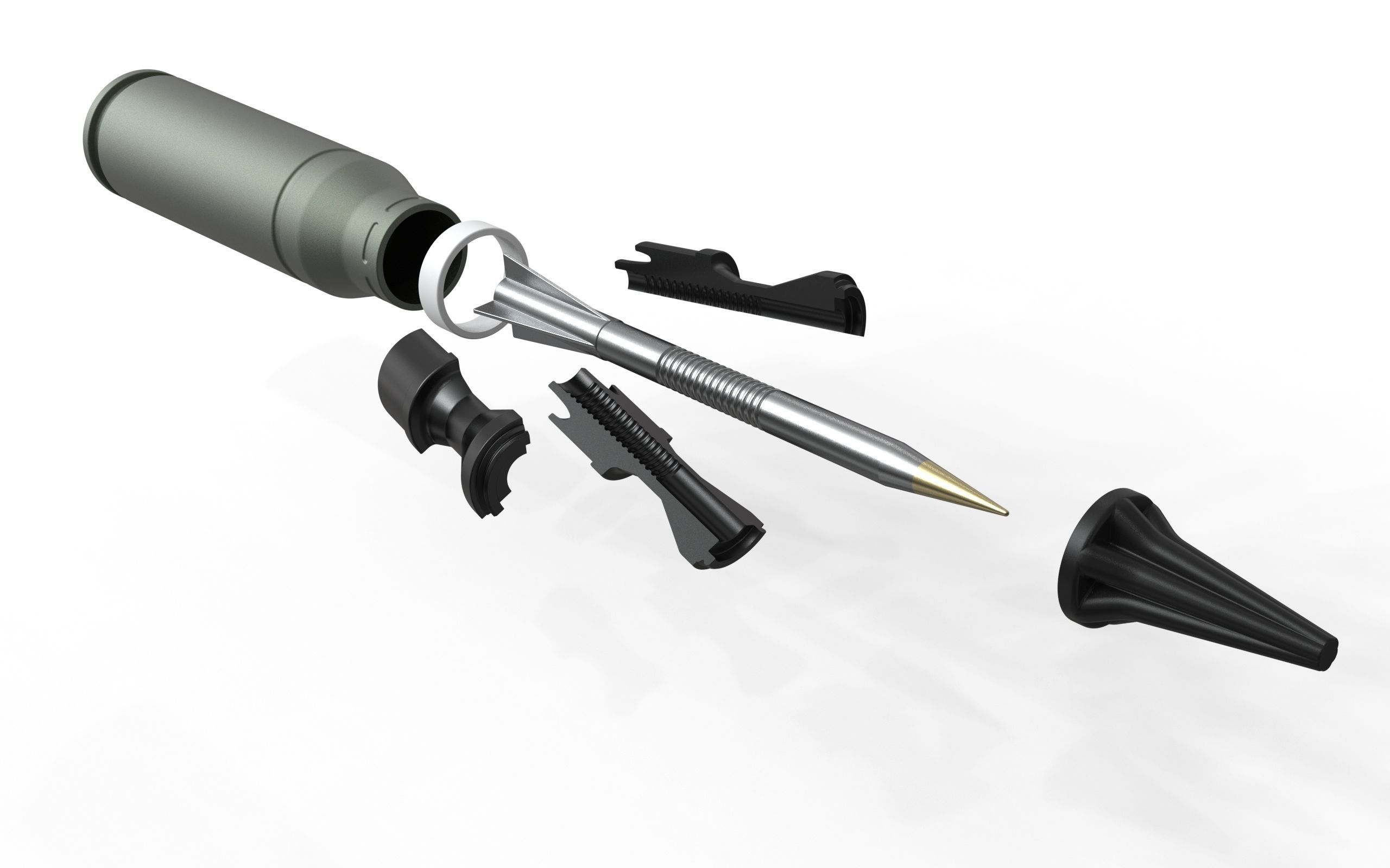 M919 25 mm APFSD-T for the M242 Bushmaster 3D print model_8