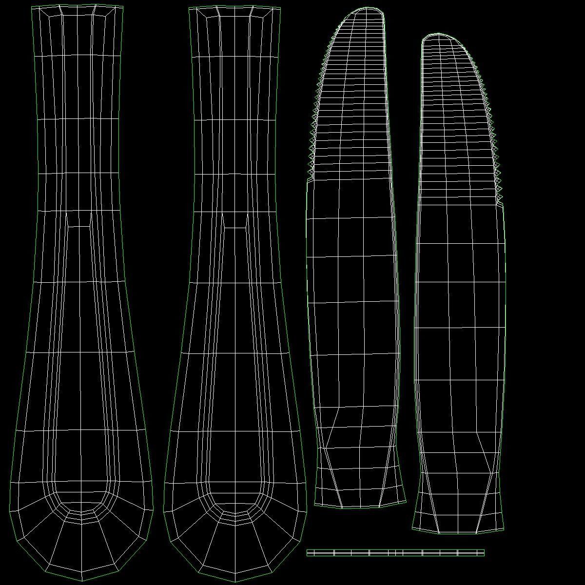 Classic Cutlery Set of 9 Pieces COLLECTION 3D model_26