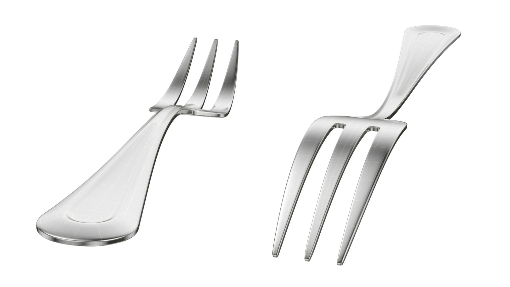 Classic Cutlery Set of 9 Pieces COLLECTION 3D model_17