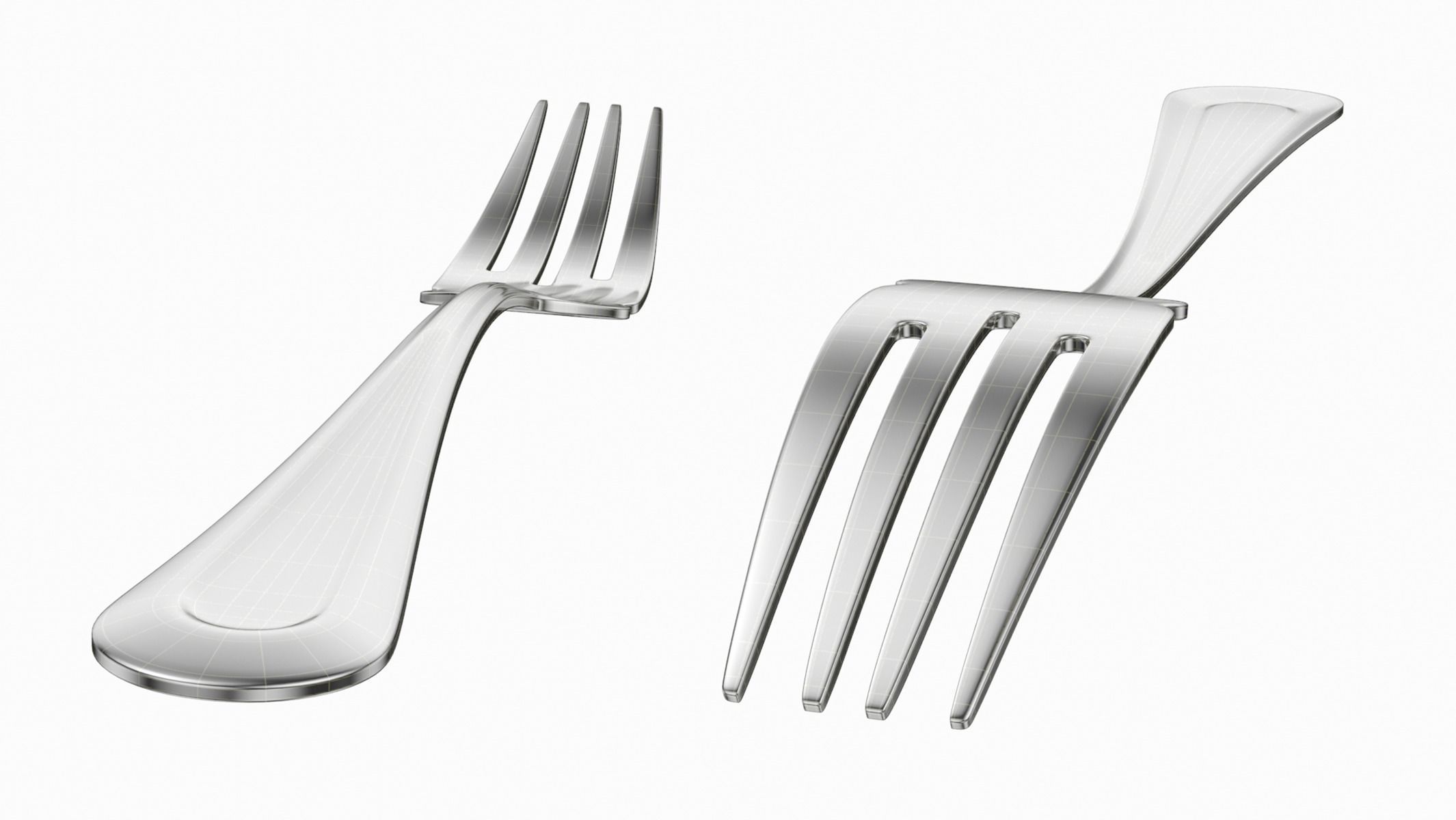 Classic Cutlery Set of 9 Pieces COLLECTION 3D model_19