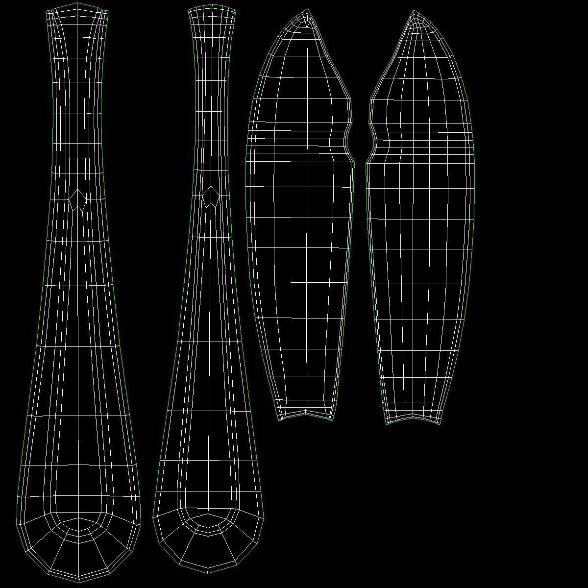 Classic Cutlery Set of 9 Pieces COLLECTION 3D model_29