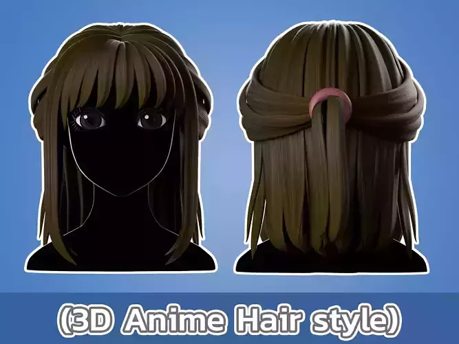 Anime hair style 16