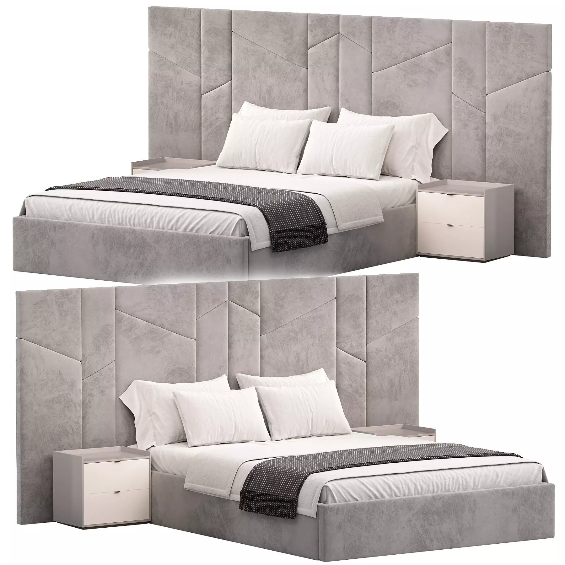 VERCELLI III BED 3D model_0