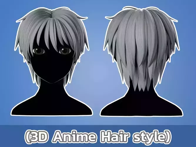 Anime hair style 17