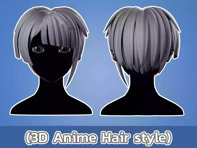 Anime hair style 19