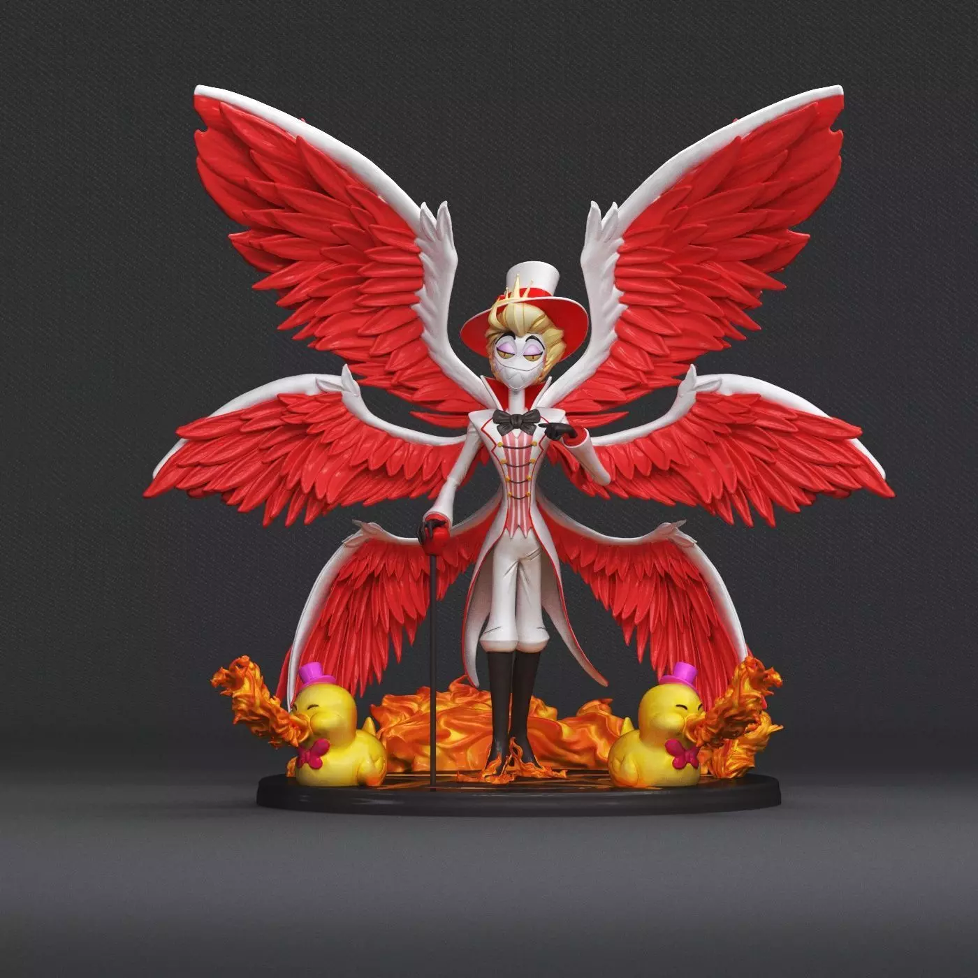 HAZBIN HOTEL - LUCIFER MORNINGSTAR- 3D print model_0