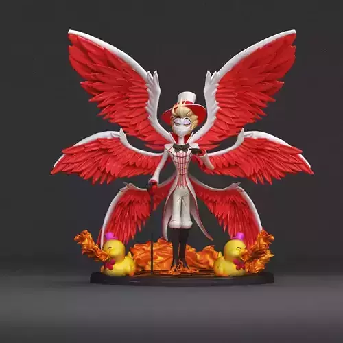 HAZBIN HOTEL - LUCIFER MORNINGSTAR- 3D print model