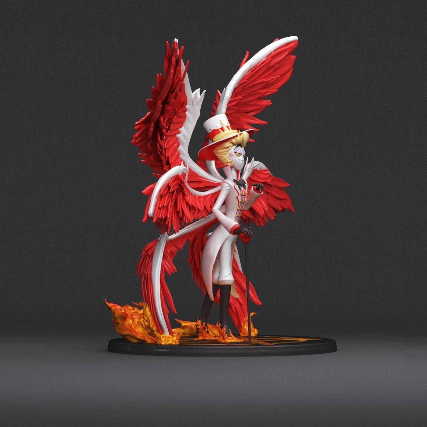 HAZBIN HOTEL - LUCIFER MORNINGSTAR- 3D print model_7