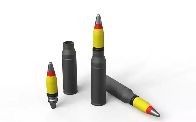 M792 25 mm HEI for the M242 Bushmaster 3D print model