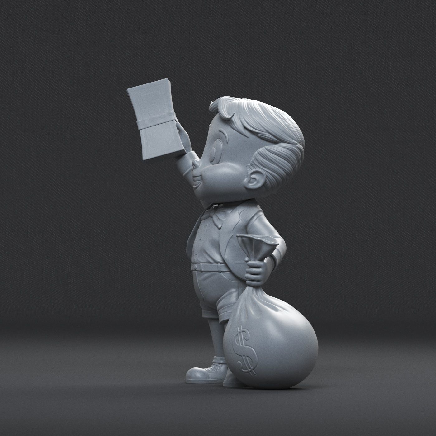 RICHIE RICH 3D print model_2