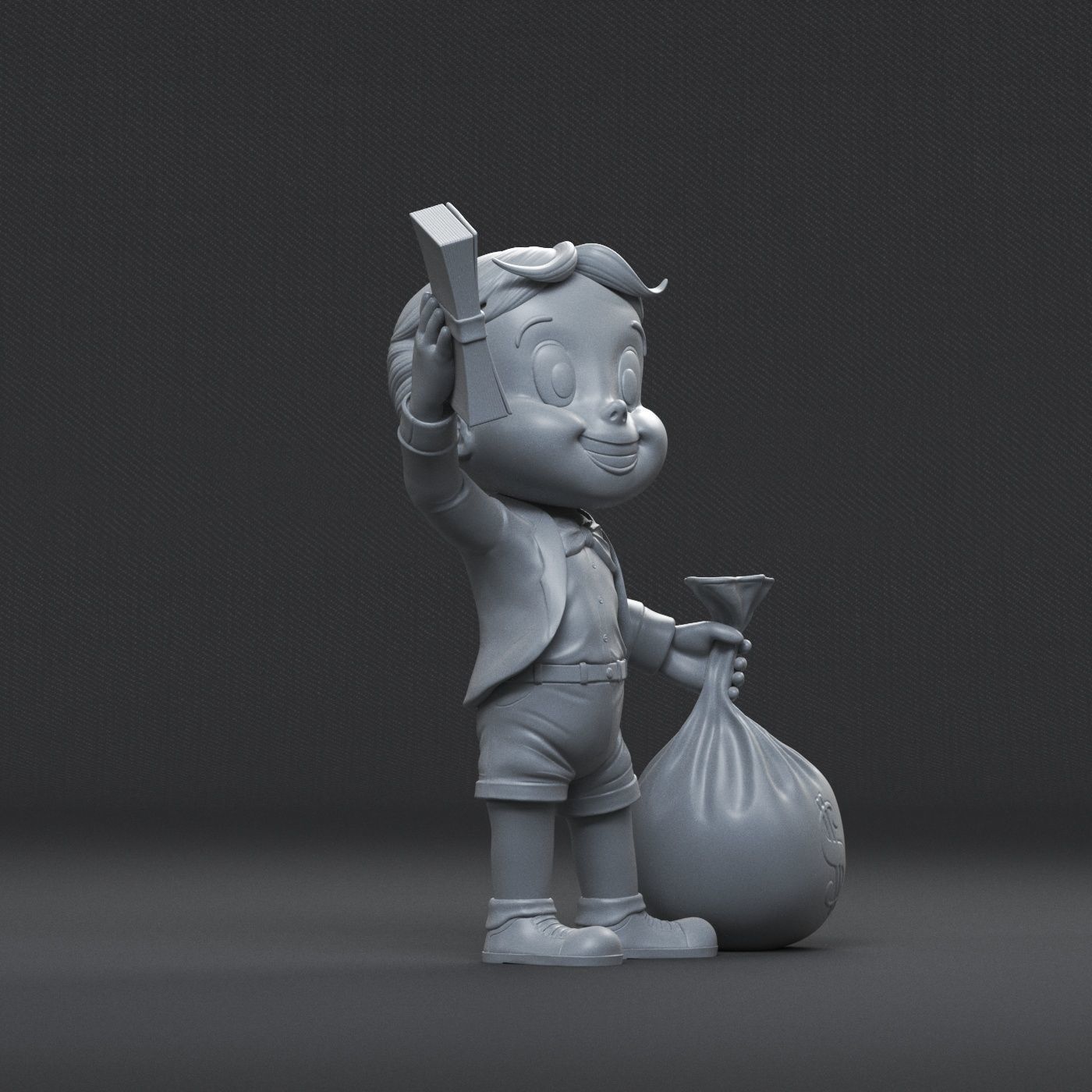 RICHIE RICH 3D print model_3