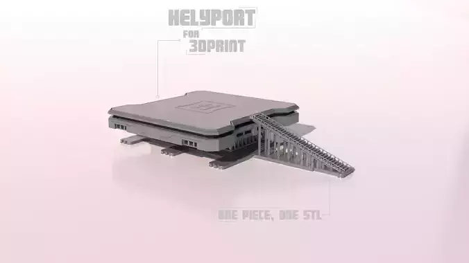 HelyPort for 3Dprint 3D print model