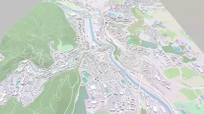 Cityscape Karlovy Vary Czech Republic