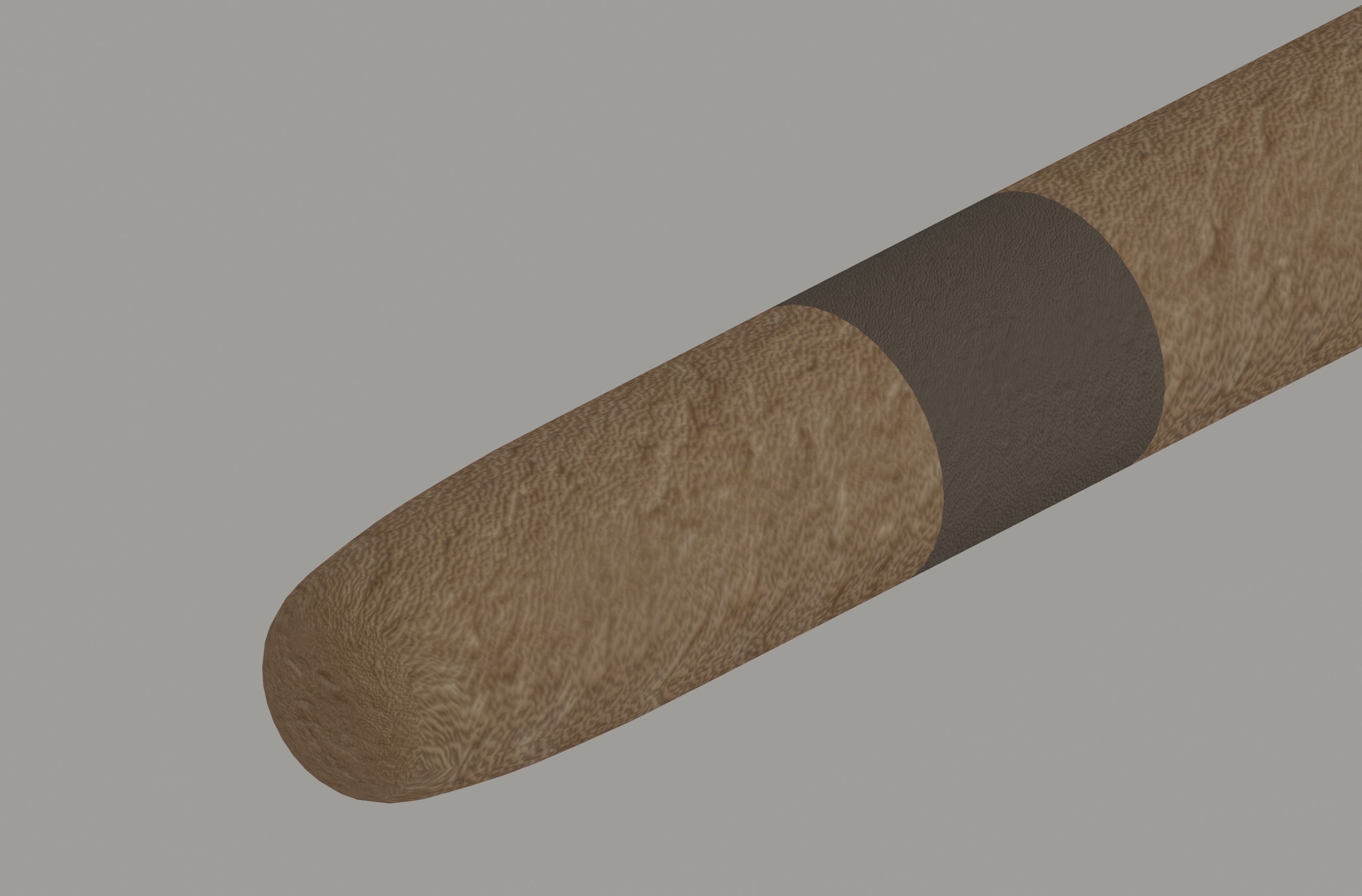 Cigar Low-poly 3D model_13