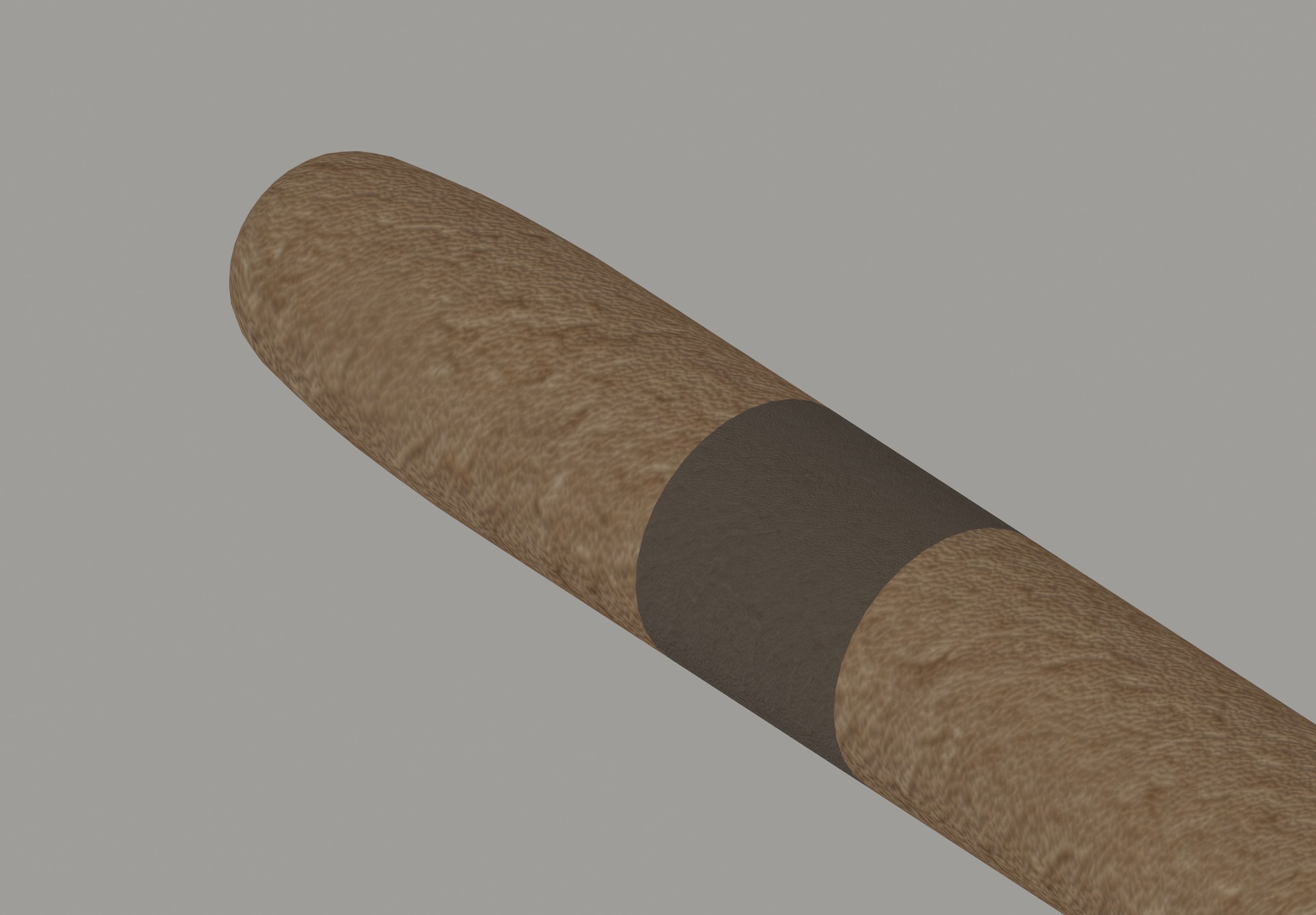 Cigar Low-poly 3D model_12