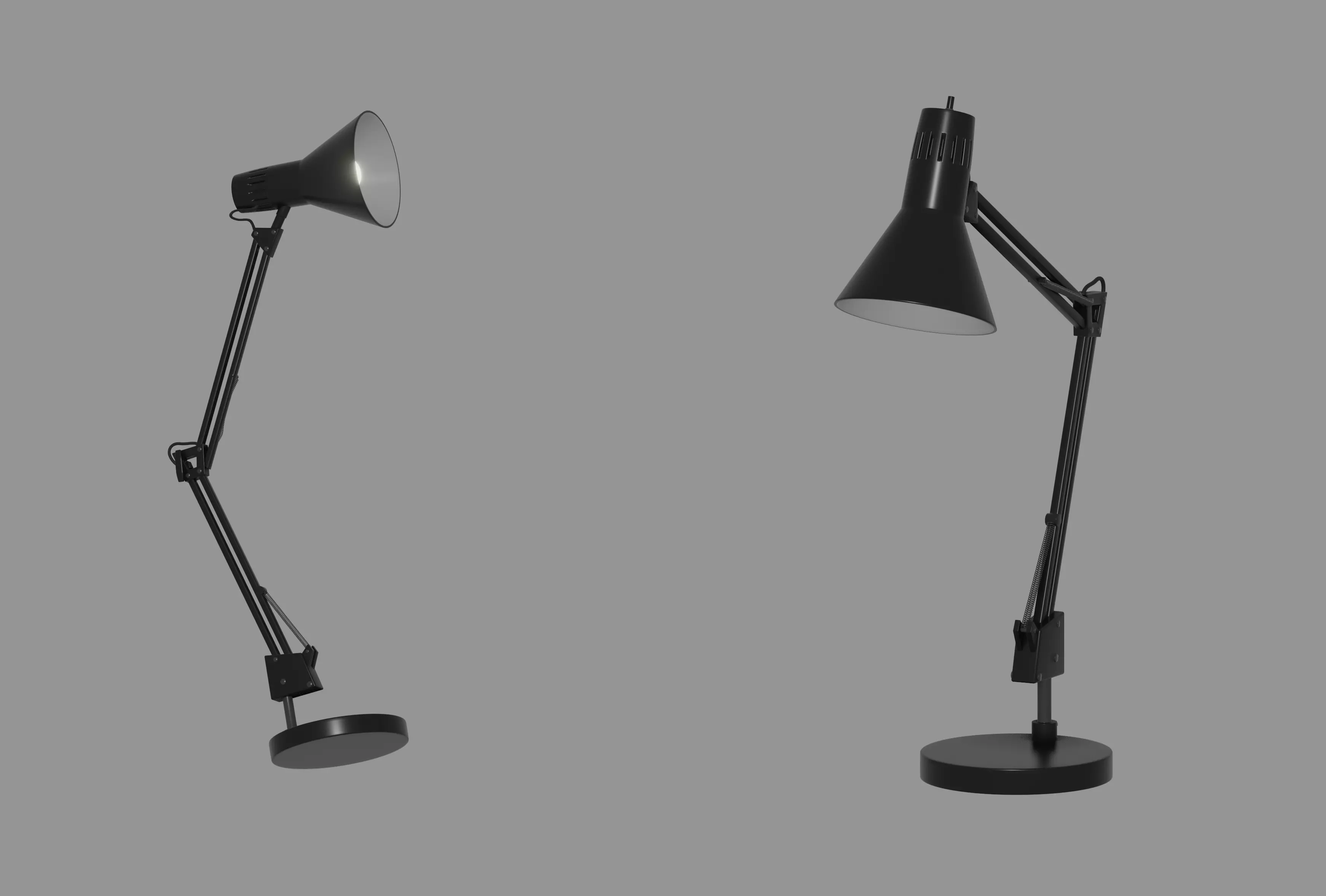 Desk Lamp 3D model_0
