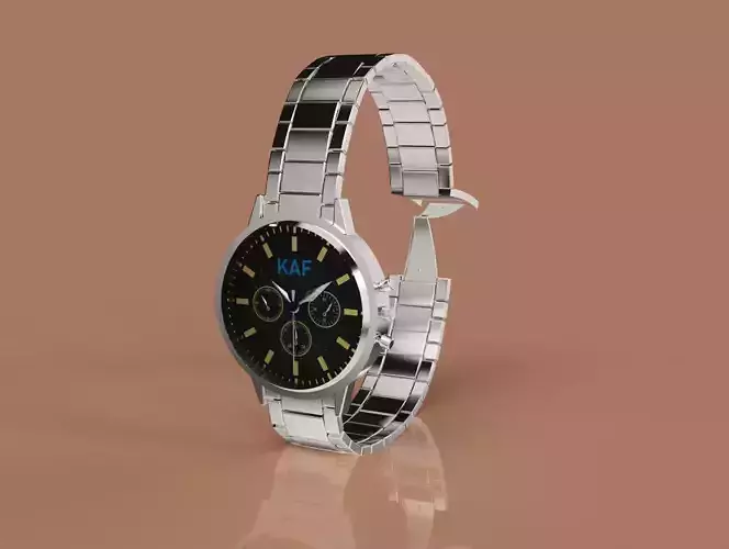 watch model  Low-poly 3D model
