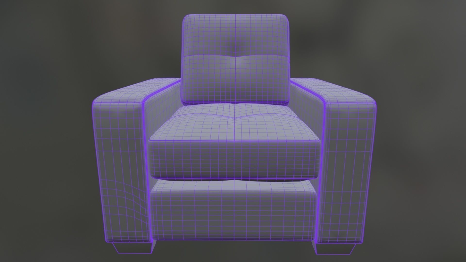 Leather Sofa 3D model_8