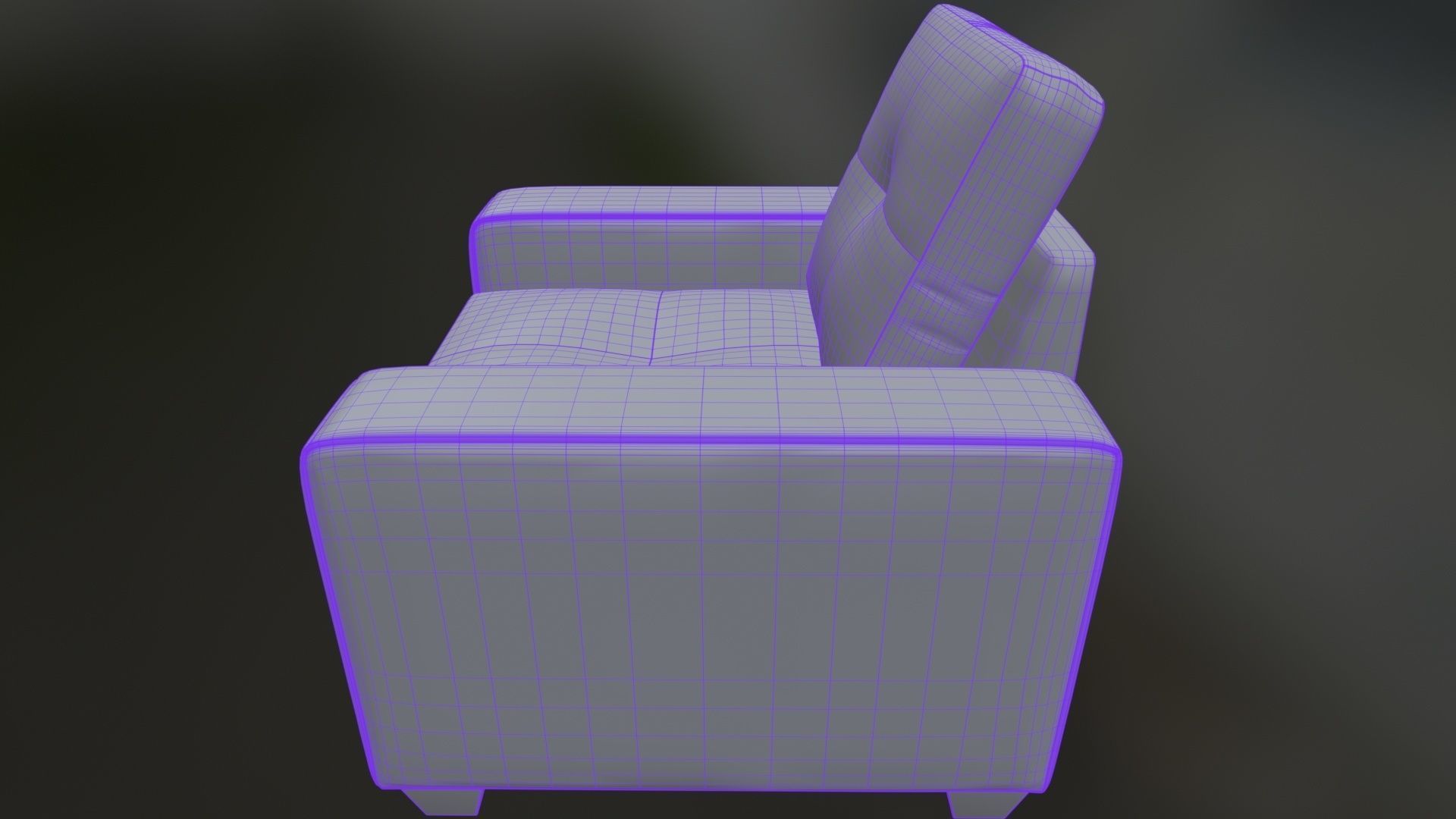 Leather Sofa 3D model_9