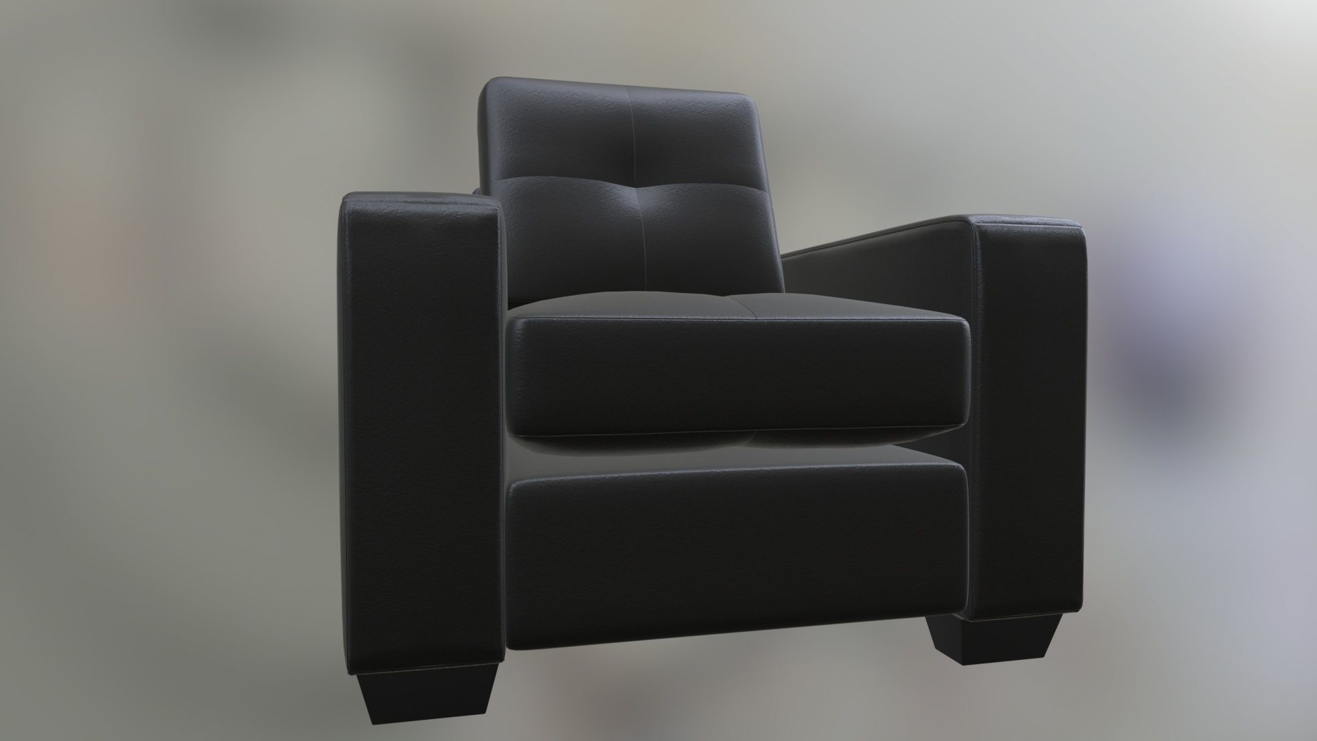 Leather Sofa 3D model_7