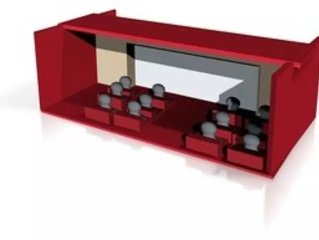 Down in front movie theater 3D print model_0