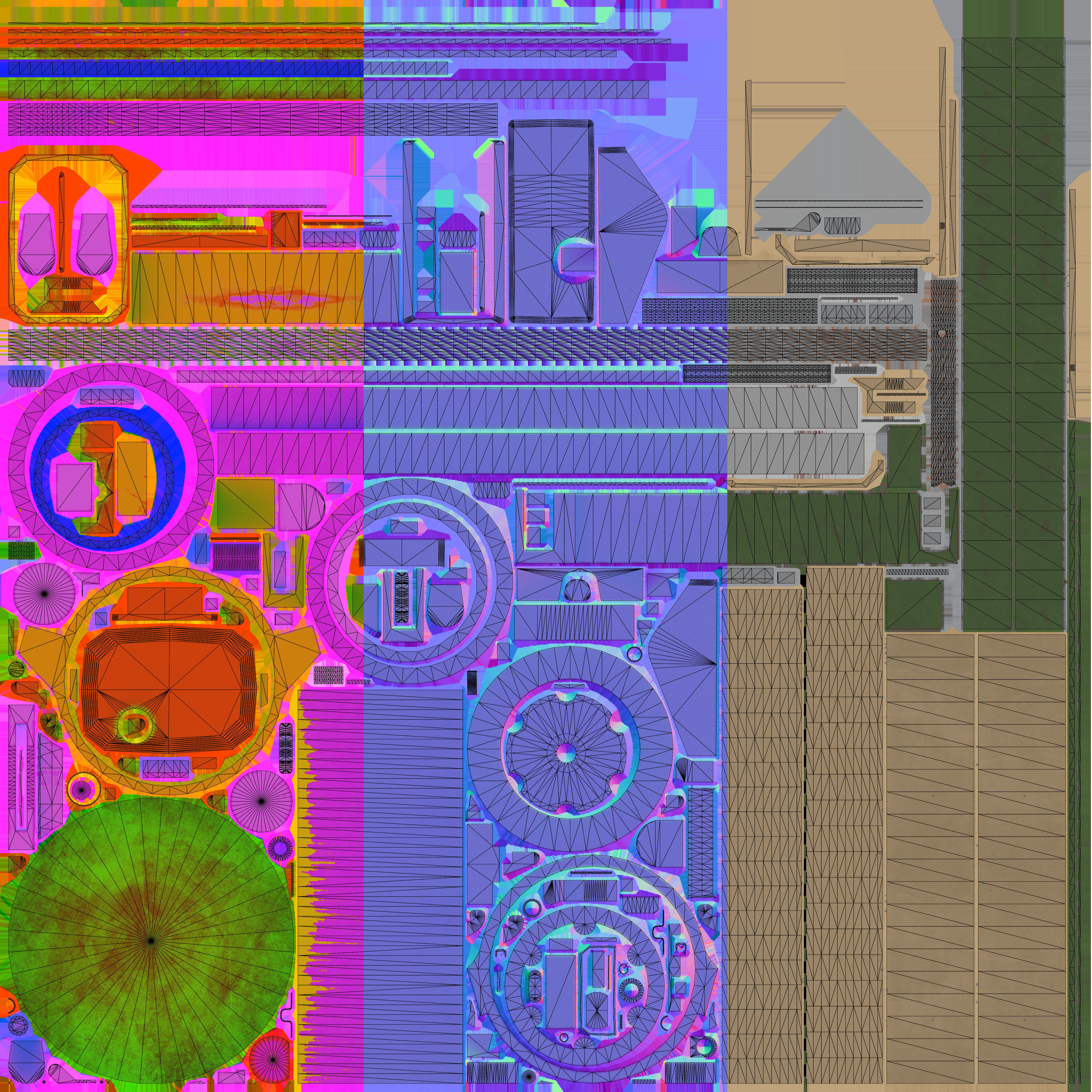 D-2 Submarine Periscope Game Asset Low-poly 3D model_7