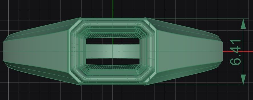 Emerald Signet Ring  3D print model_4