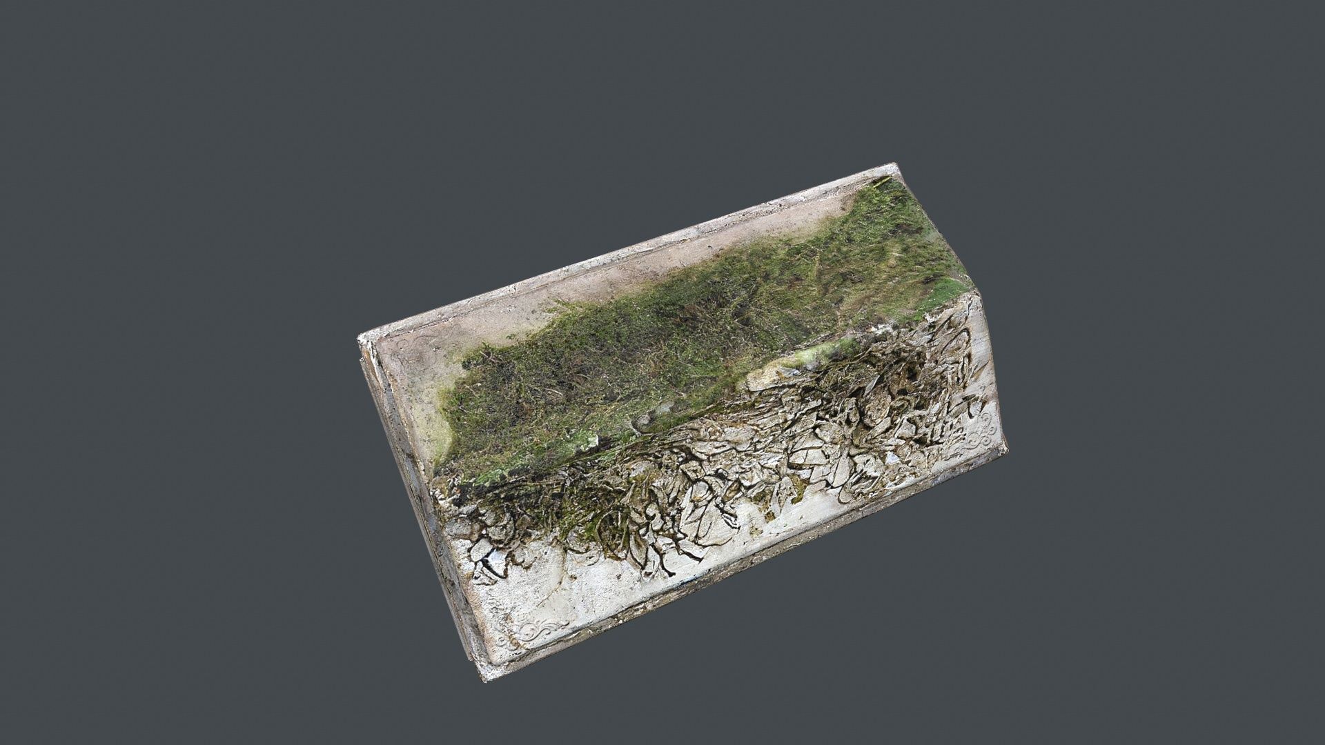 tomb 1 Low-poly 3D model_10