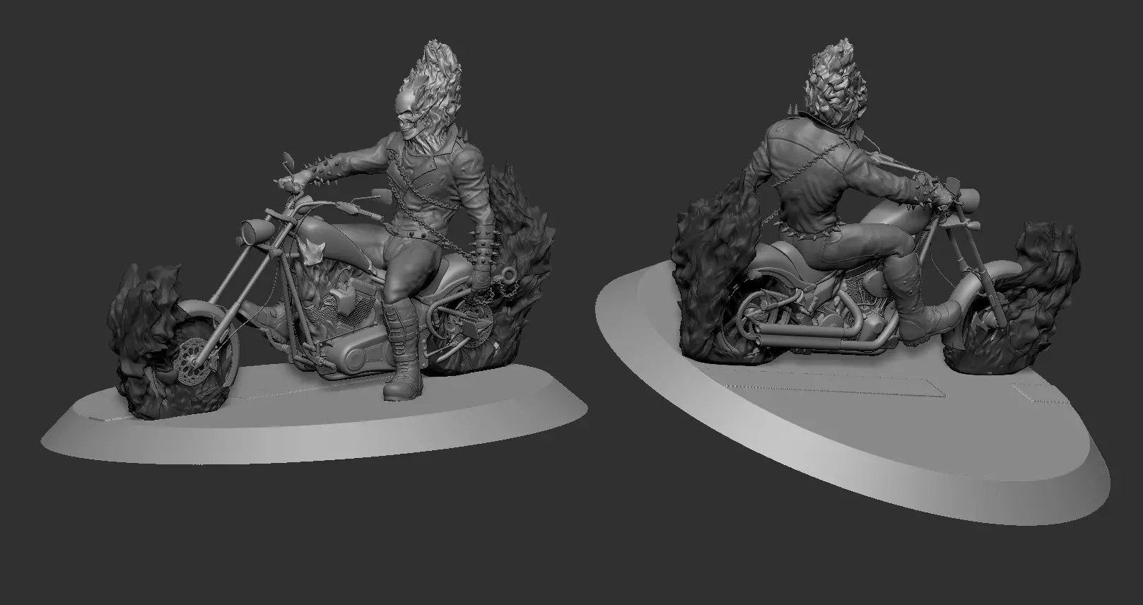 Ghost rider 3D print model_0