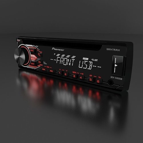 Pioneer Low-poly 3D model