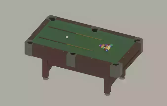Billiard 3D model