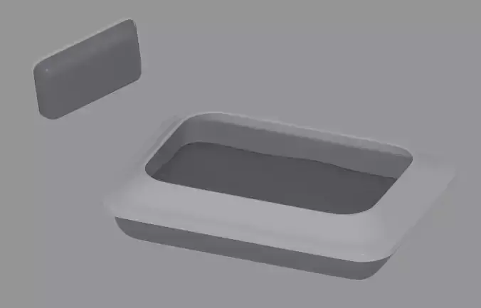 Cat Litter Box 3D model