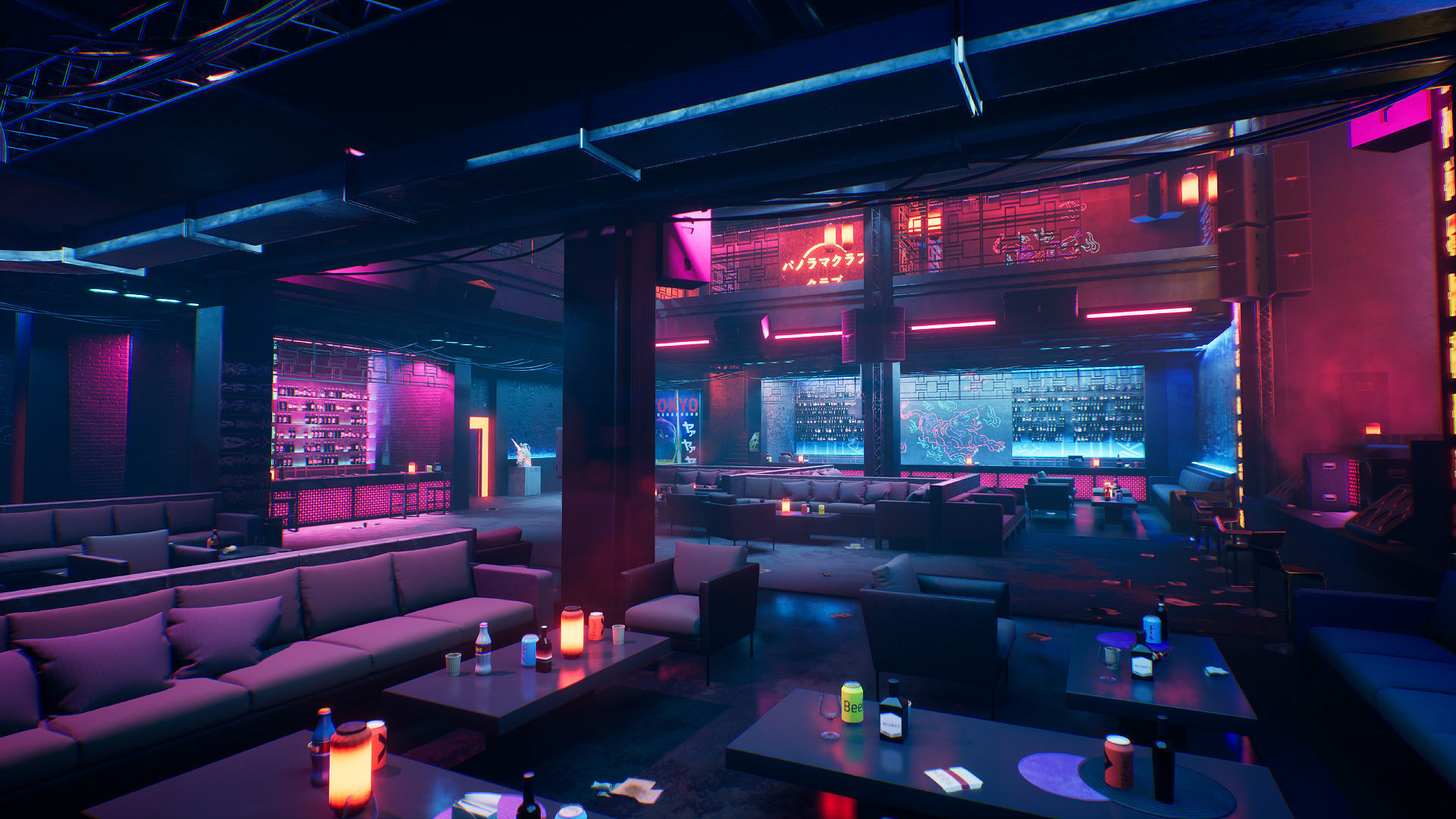 Tokyo Night Club Low-poly 3D model_21