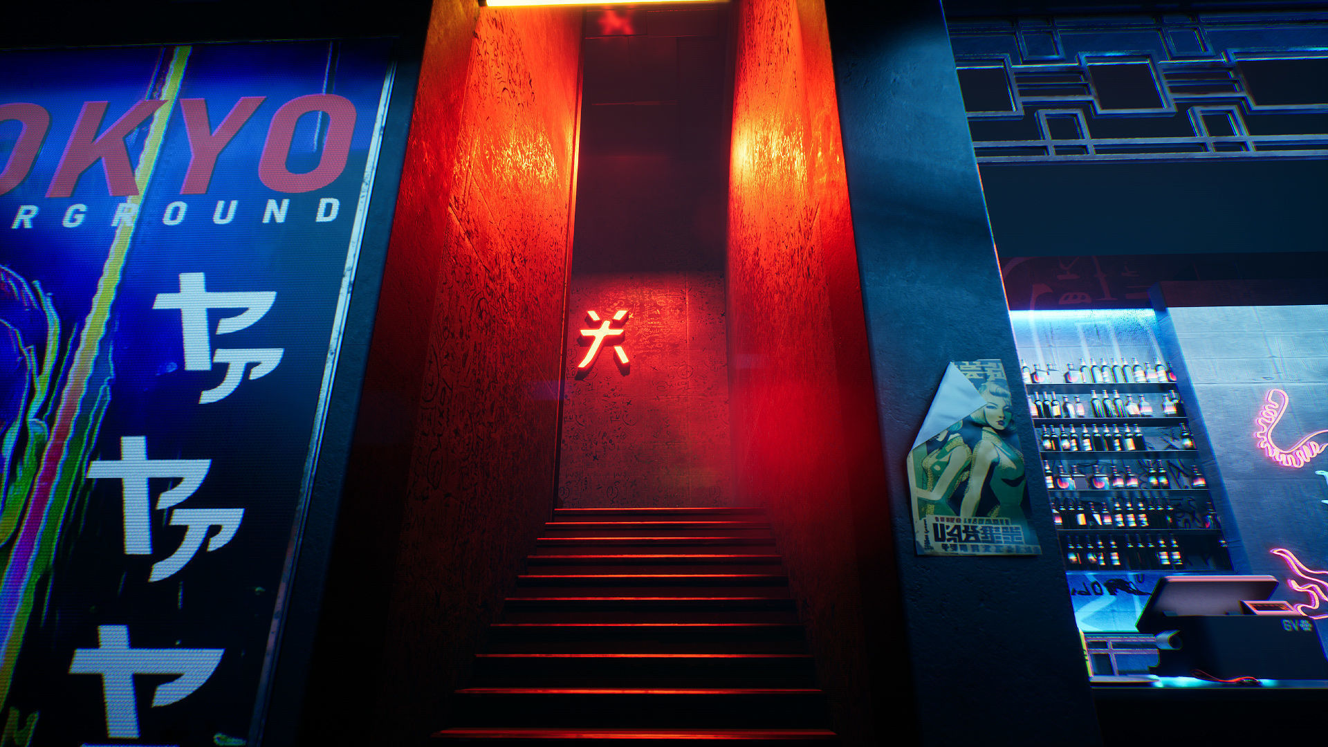 Tokyo Night Club Low-poly 3D model_12